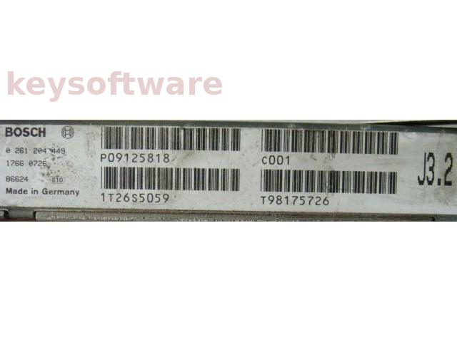 ECU Volvo S70 2.3 P09125818 0261204449 M4.4.1 {
