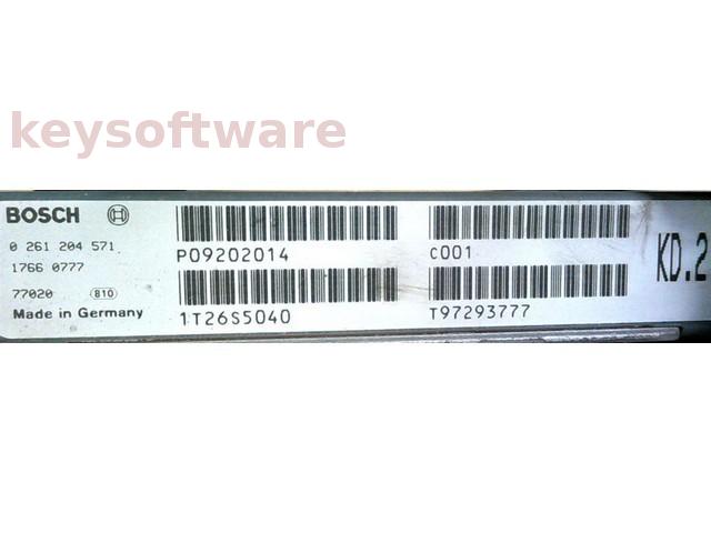 ECU Volvo 850 2.5 P09202014 0261204571 M4.4.1 {