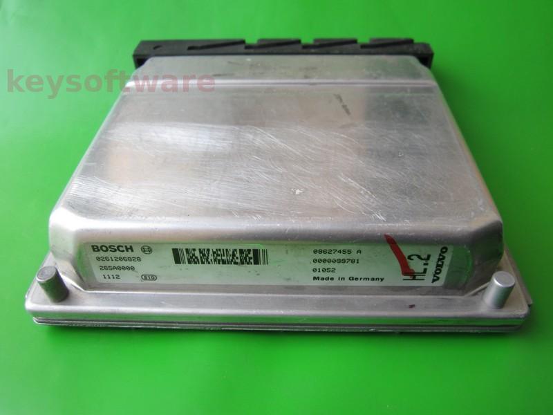 ECU Volvo S80 2.4 08627455A 0261206828 ME7.0