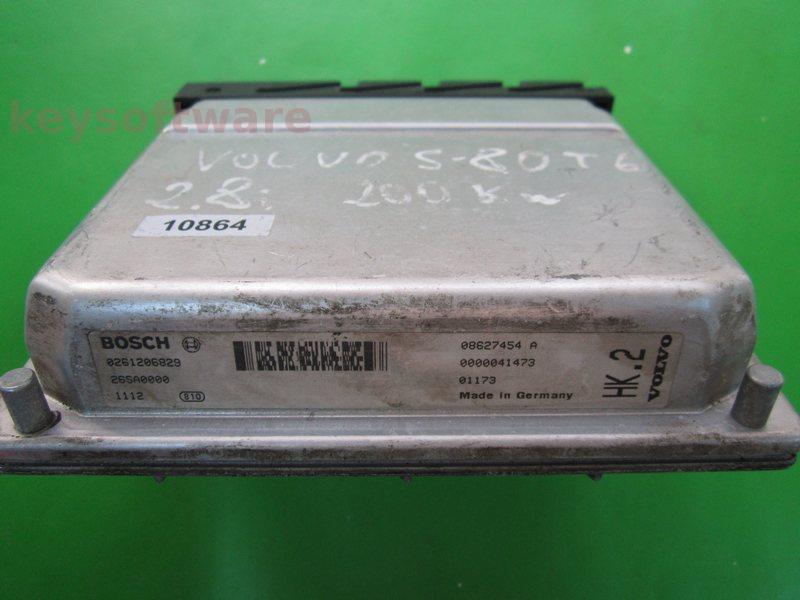 ECU Volvo S80 2.9 08627454A 0261206829 ME7.0
