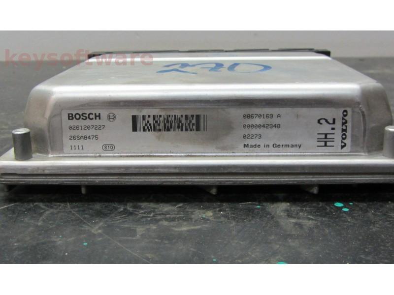ECU Volvo V70 2.9 08670169A 0261207227 ME7.0.1 {