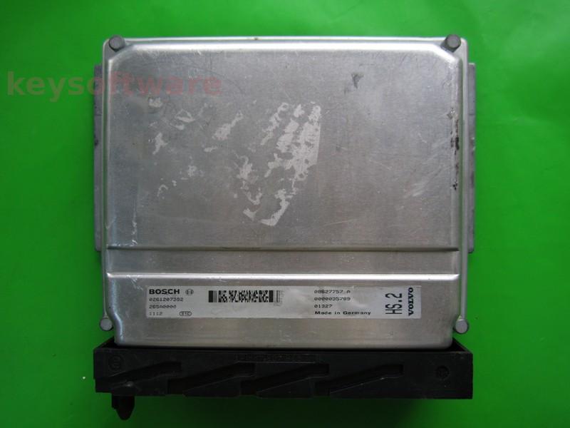 ECU Volvo V70 2.4 08627757A 0261207392 ME7.0.1