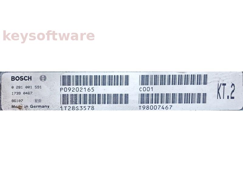 ECU Volvo S70 2.5TDI P09202165 0281001591 MSA15.7 {
