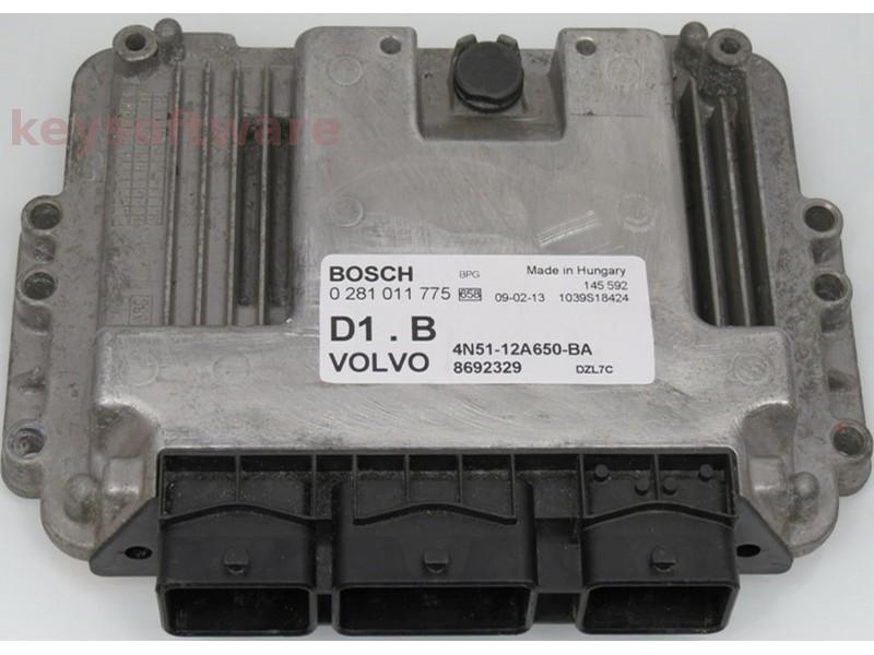 ECU Volvo V50 1.6TDCI 4N51-12A650-BA 0281011775 EDC16C34 {+