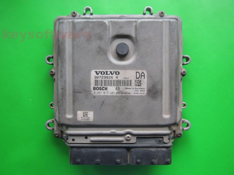 ECU Volvo XC90 2.4D 30729826A 0281012103 EDC16C31 {+