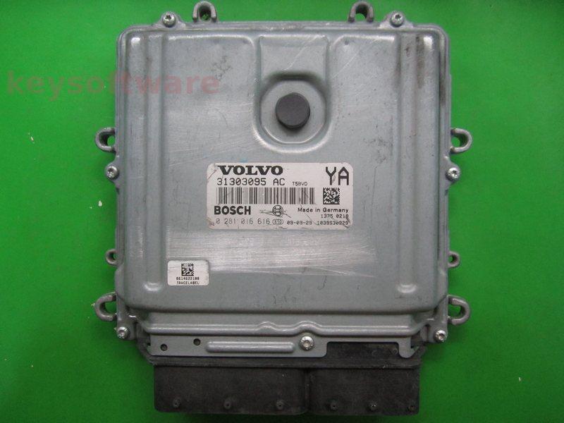ECU Volvo S80 31303095AC 0281016616 EDC16C31