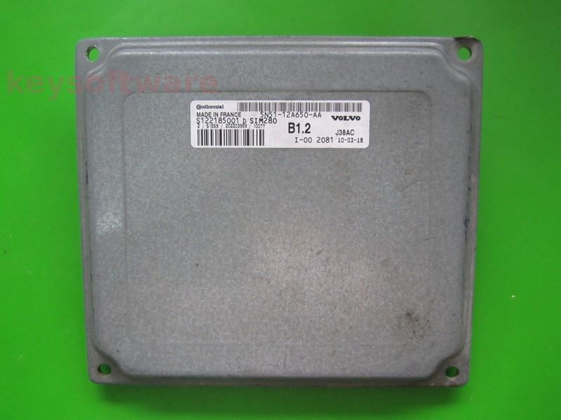 ECU Volvo V50 1.6TDCI 5N51-12A650-AA S122185001D SIM280