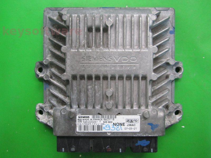 ECU Volvo S40 2.0D 8603118 5WS40202D-T SID803