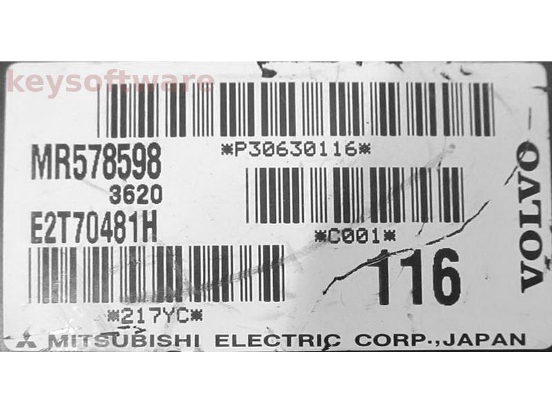 ECU Volvo V40 1.8 MR578598 E2T70481H