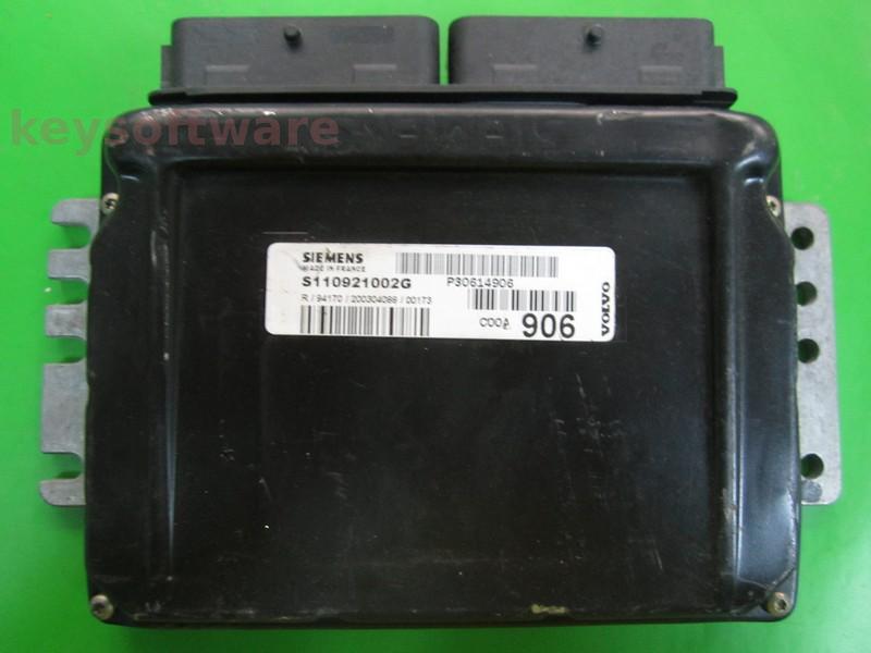 ECU Volvo V40 2.0 P30614906 S110921002G EMS2000