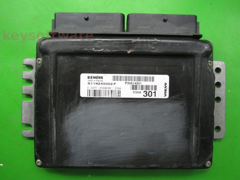 ECU Volvo S40 1.6 P30614301 S118245002F EMS2000
