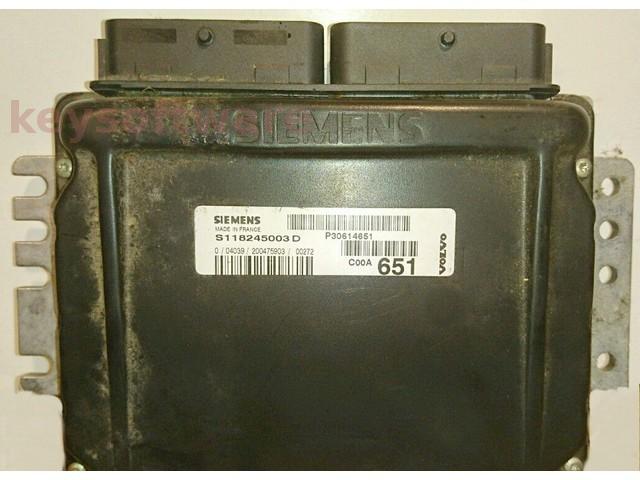 ECU Volvo V40 2.0 P30614651 S118245003D EMS2000 {