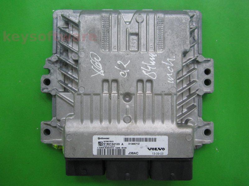 ECU Volvo V40 1.6TDCI 31355712 S180134103A SID807EVO