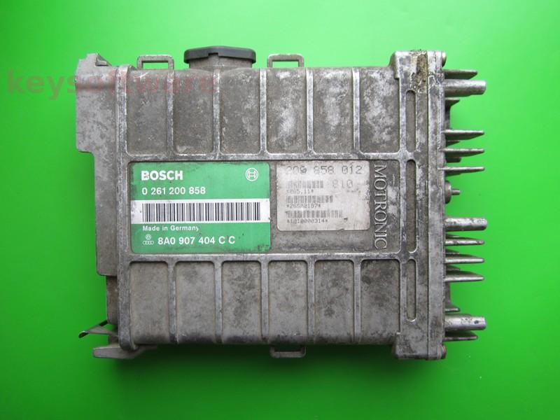 ECU VW Corrado 2.0 8A0907404CC 0261200858 MK1.2.2