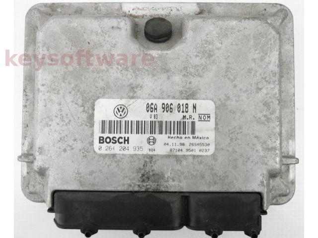 ECU VW Beetle 2.0 06A906018N 0261204935 M5.9.2 AQY{