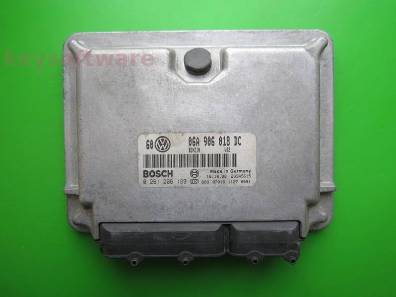 ECU VW Bora 2.0 06A906018DC 0261206180 M3.8.3 APK