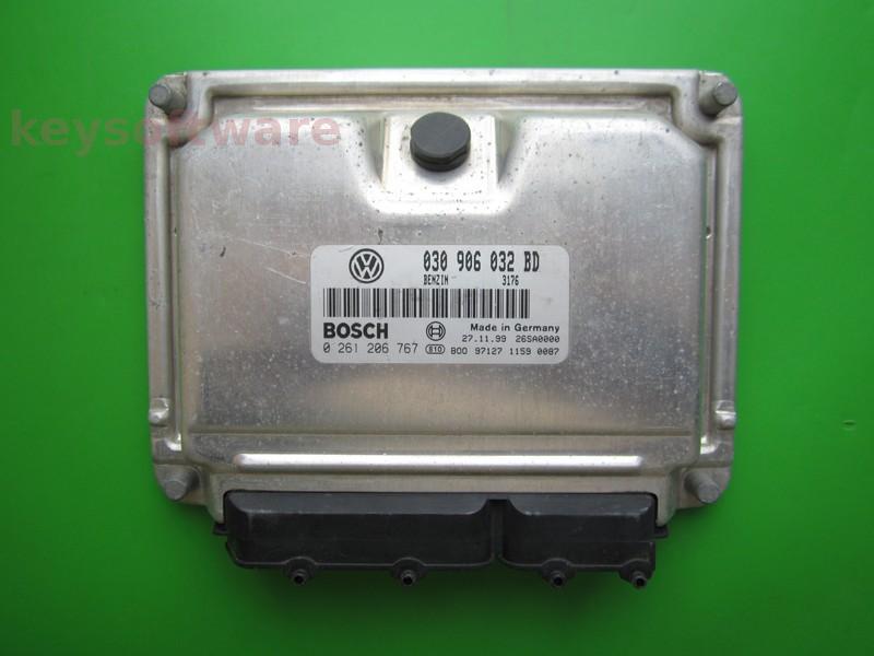 ECU VW Polo 1.4 030906032BD 0261206767 ME7.5.10 AKK