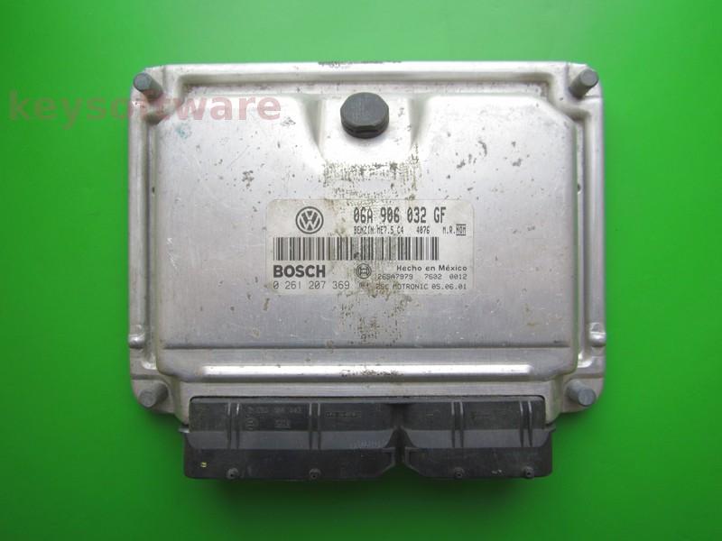 ECU VW Beetle 1.8 06A906032GF 0261207369 ME7.5 AZG