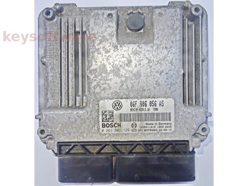 ECU VW Golf Plus 2.0 06F906056AS 0261S02129 MED9.5.10 BLR {