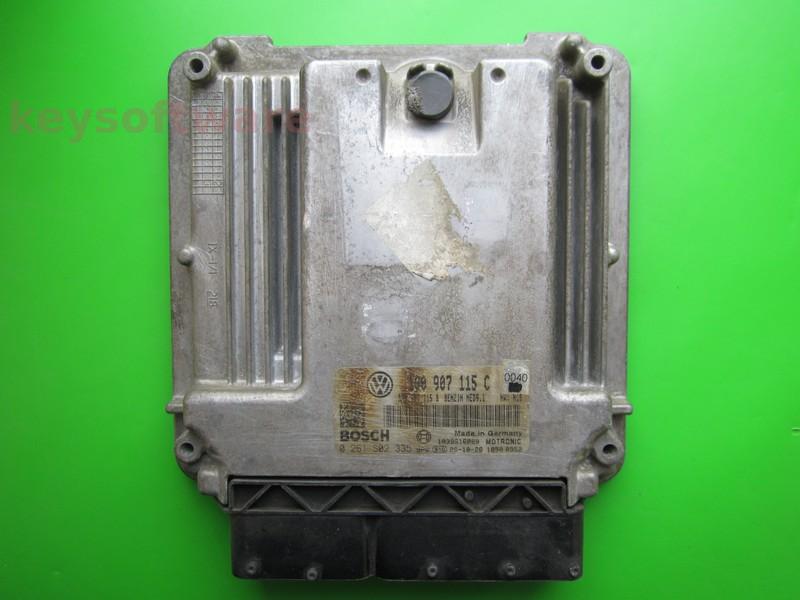 ECU VW Eos 2.0 1Q0907115C 0261S02335 MED9.1 BWA H15