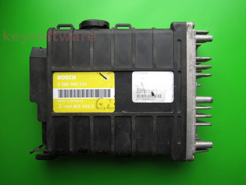 ECU VW Golf2 1.8 443907403D 0280000734