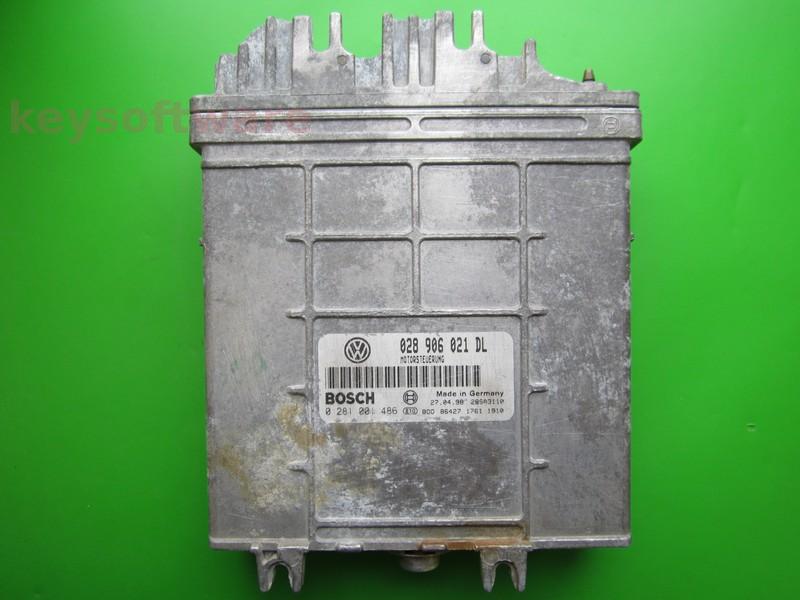 ECU VW Caddy 1.9TDI 028906021DL 0281001486 MSA15.5