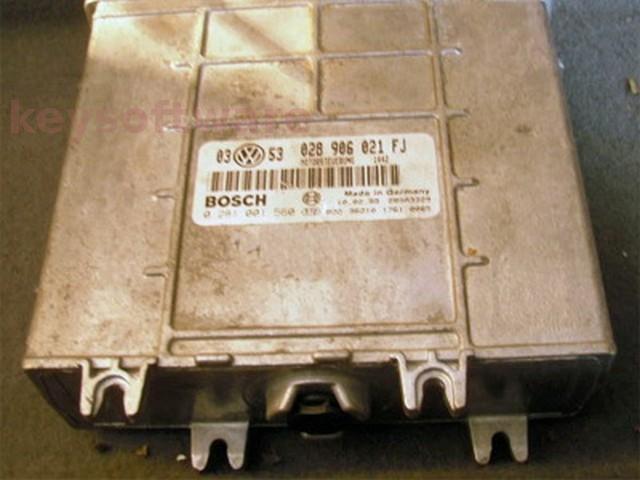 ECU VW Caddy 1.9SDI 028906021FJ 0281001560 MSA15.5 AEY{+