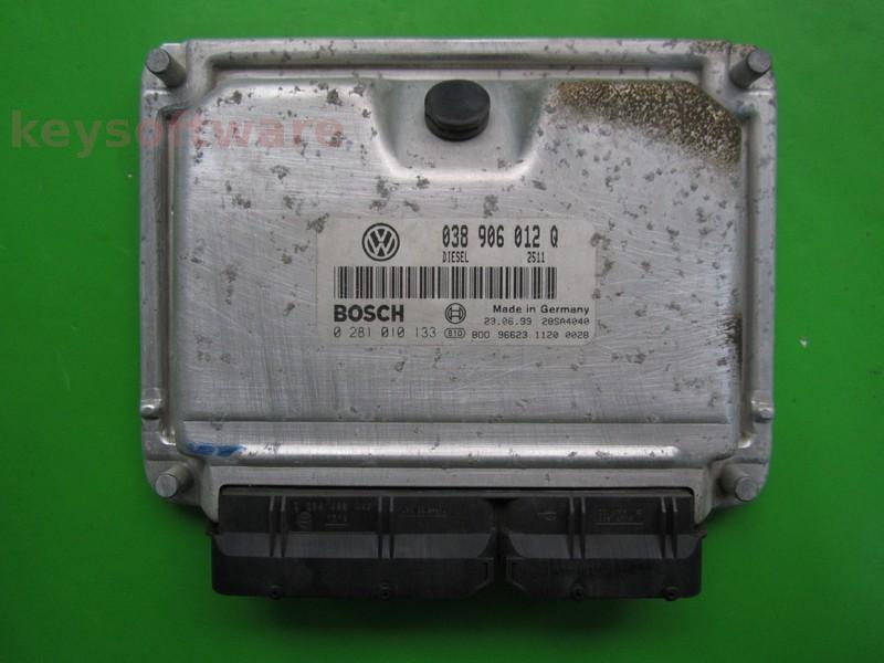 ECU VW Beetle 1.9TDI 038906012Q 0281010133 EDC15VM+ {+