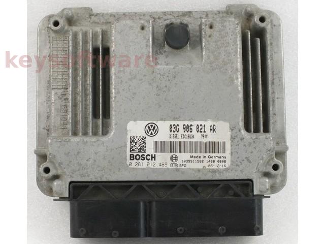 ECU VW Caddy 1.9TDI 03G906021AR 0281012469 EDC16U34 BLS{