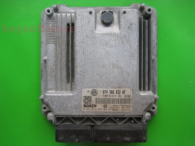 ECU VW Crafter 2.5TDI 074906032AF 0281013699 EDC16CP34 BJK