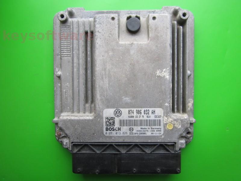 ECU VW Crafter 2.5TDI 074906032AH 0281013826 EDC16CP34 BJM +