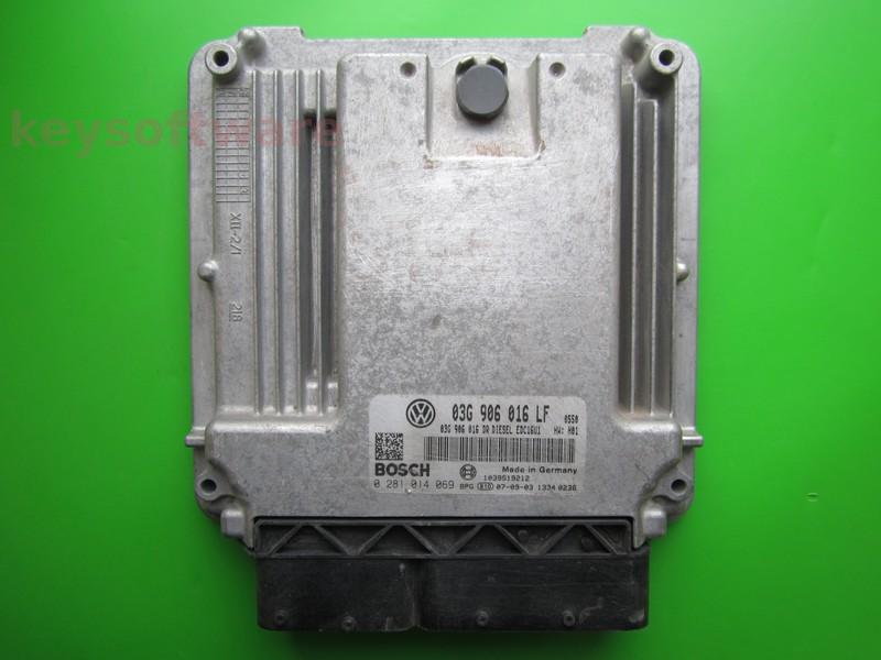 ECU VW Caddy 2.0SDI 03G906016LF 0281014069 EDC16U1 BST H01+