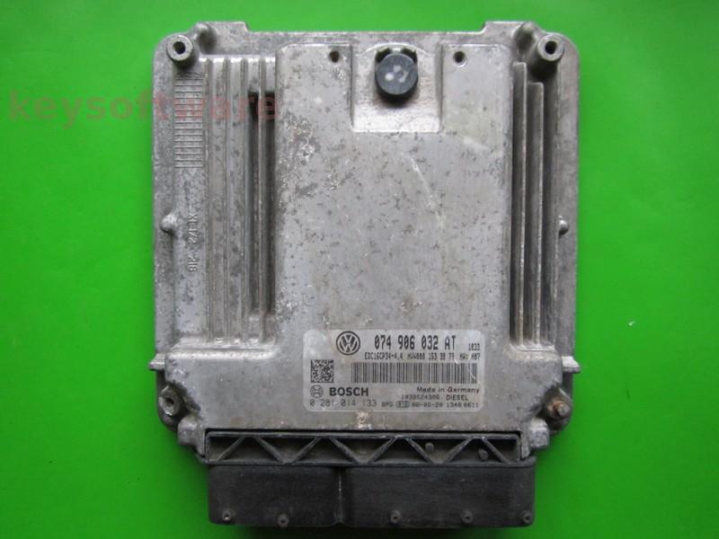 ECU VW Crafter 2.5TDI 074906032AT 0281014133 EDC16CP34 BJK H07 }
