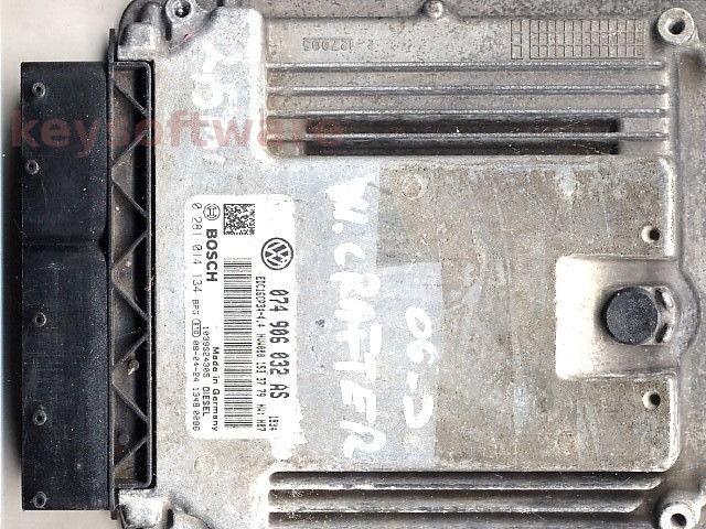 ECU VW Crafter 2.5TDI 074906032AS 0281014134 EDC16CP34 BJJ