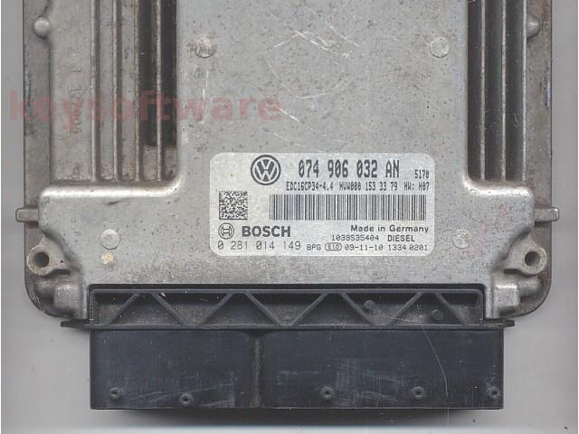 ECU VW Crafter 2.5TDI 074906032AN 0281014149 EDC16CP34 BJK {