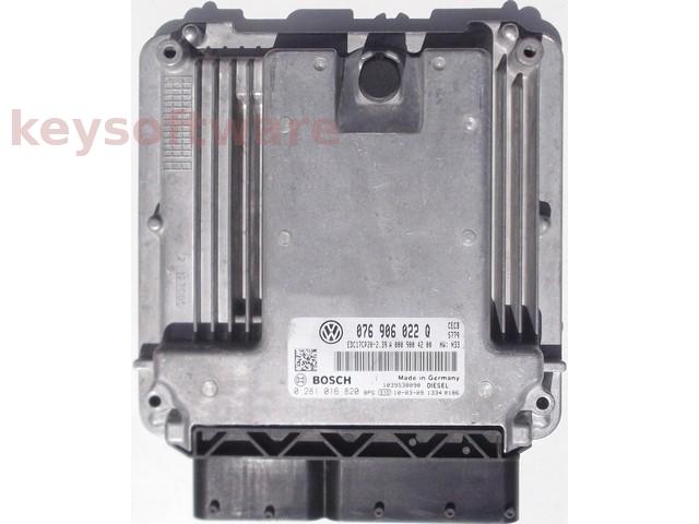 ECU VW Crafter 2.5TDI 076906022Q 0281016820 EDC17CP20 CECB H42{