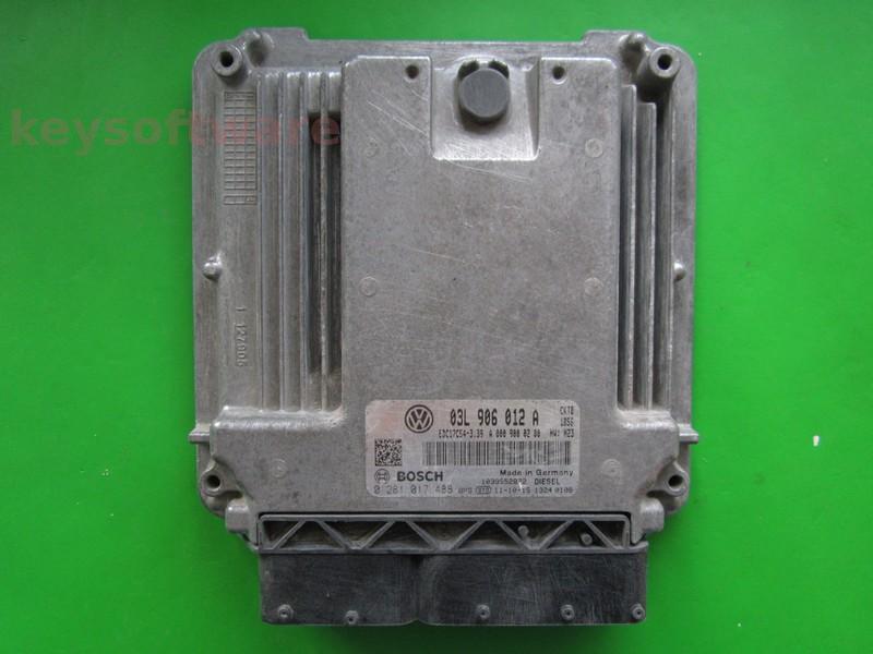 ECU VW Crafter 2.0TDI 03L906012A 0281017488 EDC17C54 CKTB H23
