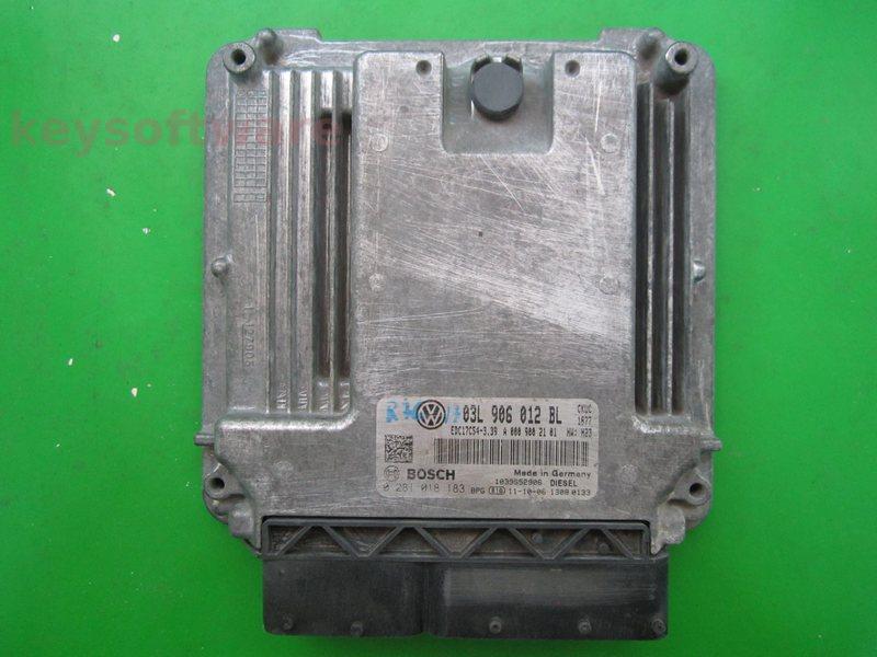 ECU VW Crafter 2.0TDI 03L906012BL 0281018183 EDC17C54 CKUC H23