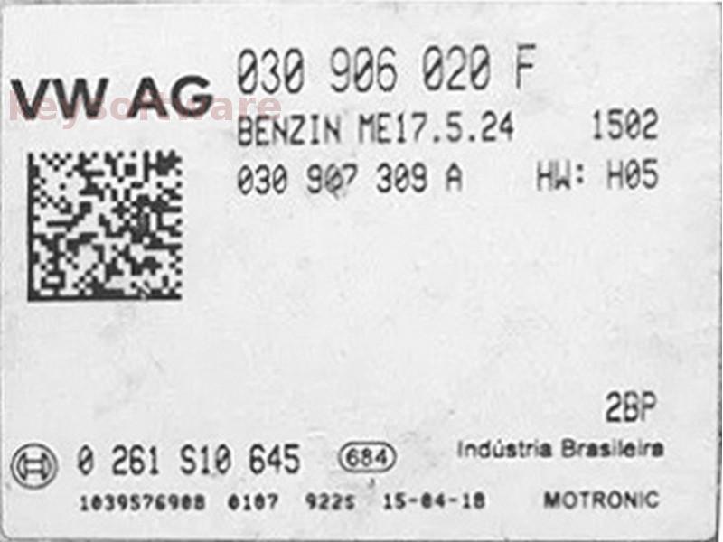 ECU VW Golf 1.0 030906020F 0261S10645 ME17.5.24 {