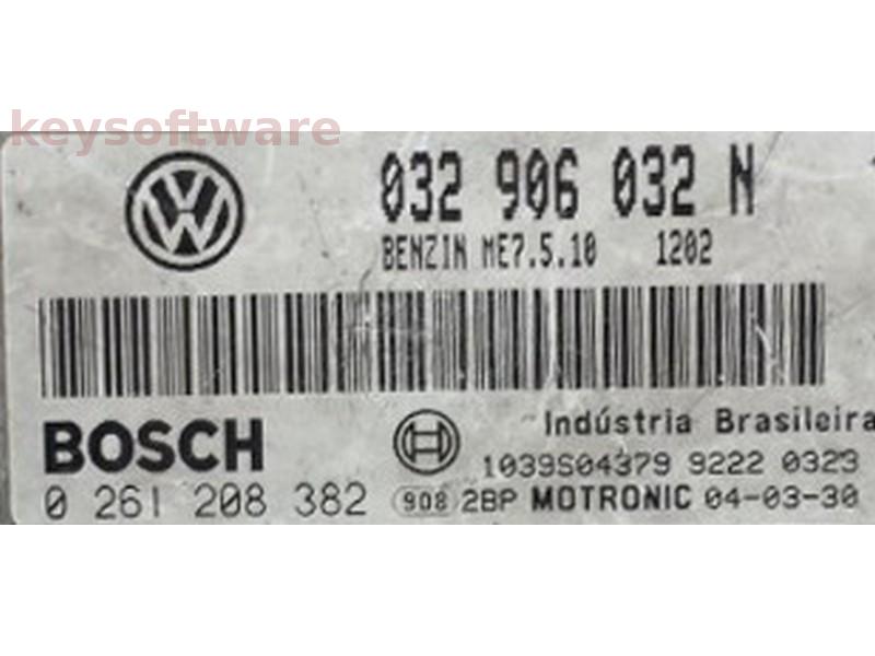 ECU VW Fox 1.6 032906032N 0261208382 ME7.5.10 BJA