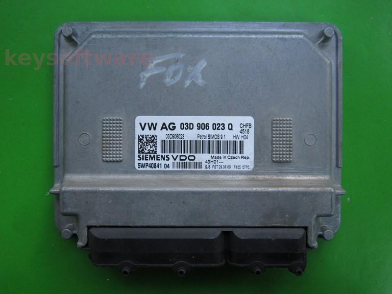 ECU VW Fox 1.2 03D906023Q 5WP40841 SIMOS 9.1 CHFB