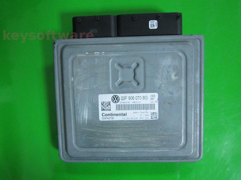 ECU VW Caddy 1.2 03F906070BG 5WP44706 SIMOS 10.13 CBZB H02