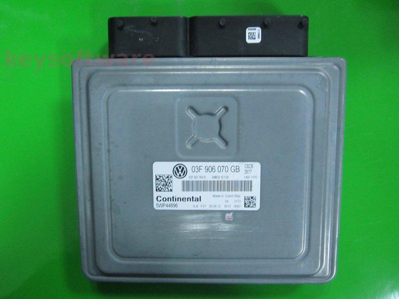 ECU VW Caddy 1.2 03F906070GB 5WP44896 SIMOS 10.12A CBZB H10