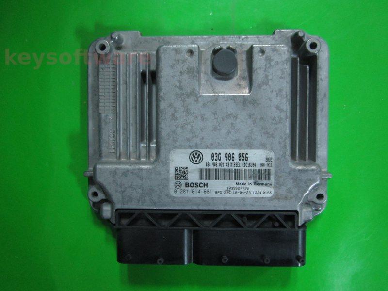 ECU VW Touran 1.9TDI 03G906056 0281014681 EDC16U34 BLS H11