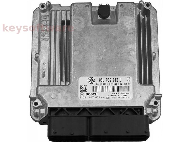 ECU VW Crafter 2.0TDI 03L906012J 0281017658 EDC17C54 CKTB H26 {