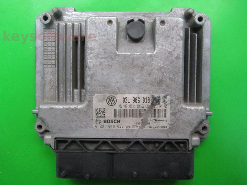 ECU VW Caddy 2.0TDI 03L906018NG 0281018023 EDC17C46 CFHC H25
