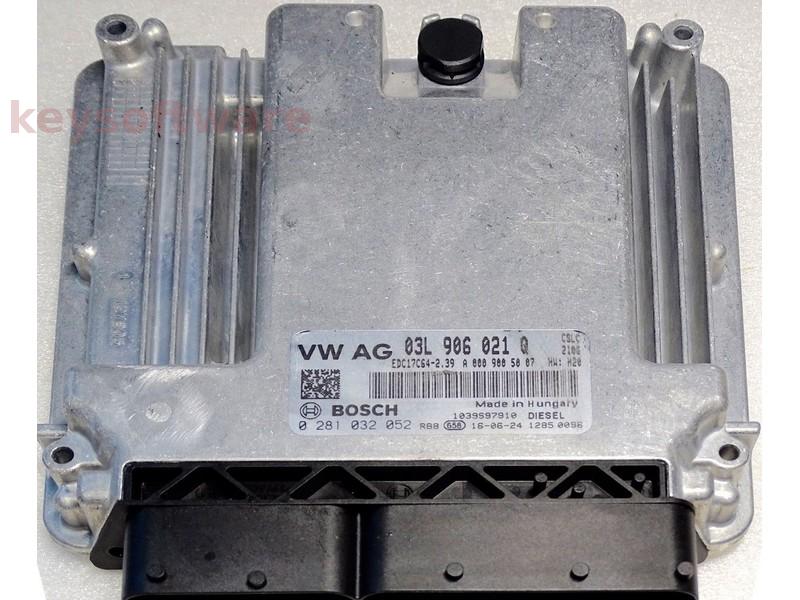 ECU VW Crafter 2.0TDI 03L906021Q 0281032052 EDC17C64 CSLC {