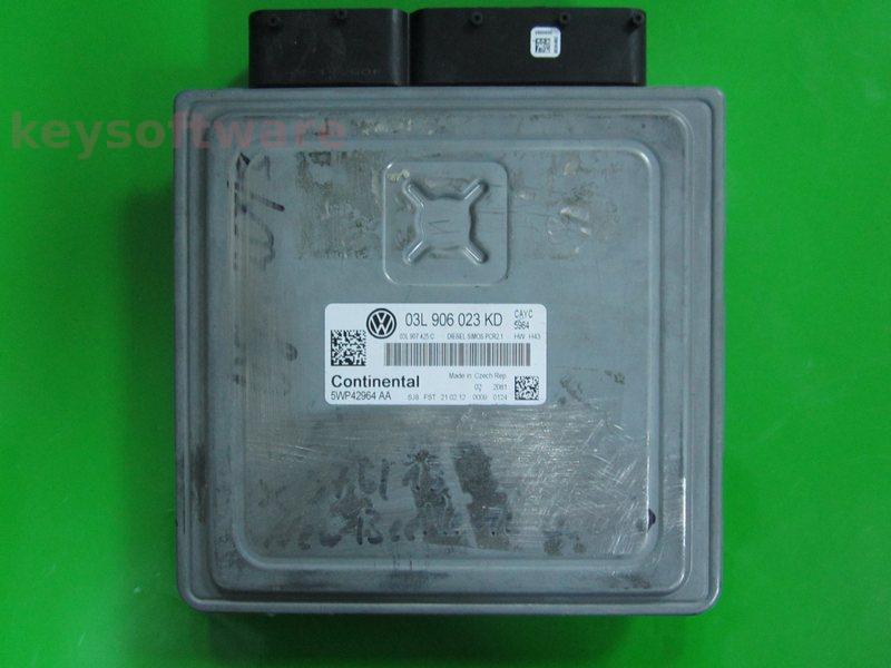 ECU VW Golf6 1.6TDI 03L906023KD 5WP42964 SIMOS PCR2.1 CAYC H43
