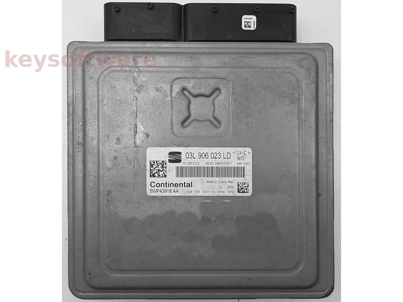 ECU Seat Ibiza 1.6TDI 03L906023LD 5WP42918 SIMOS PCR2.1 CAYC H33