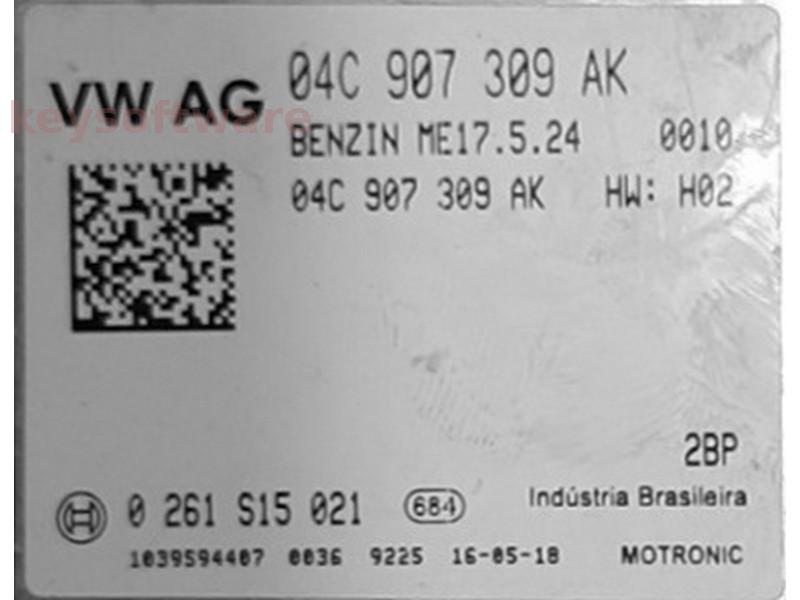 ECU VW Fox 1.0 04C907309AK 0261S15021 ME17.5.24 {